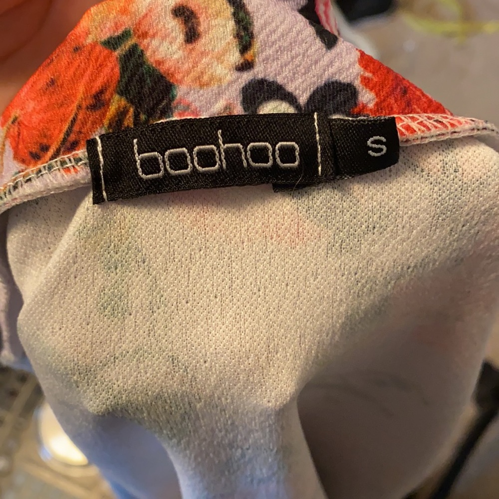 Boohoo Floral Print Kimono - Picture 11 of 12